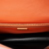 Prada, Orange Saffiano Leather Envelope Flap Chain Shoulder Bag - 4