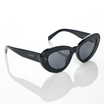 Celine, CL40320U Black Frame Butterfly Sunglasses with Case