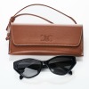 Celine, CL40323U Triomphe 17 Black Sunglasses with Case - 2