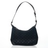 Louis Vuitton, Black Mini Satin Monogram Boulogne Shoulder Bag