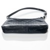 Louis Vuitton, Black Mini Satin Monogram Boulogne Shoulder Bag - 3