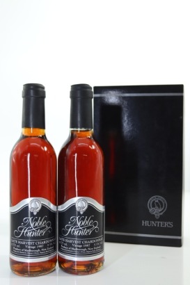 (2) 1987 Hunter's Noble Hunter Late Harvest Chardonnay, Marlborough, 375ml (GB)