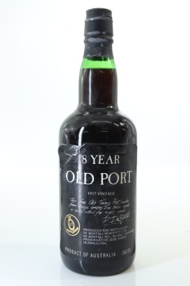 (1) 1977 De Bortoli 8 Year Old Old Port, Australia