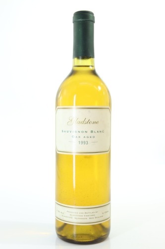 (1) 1993 Gladstone Vineyard Oak Aged Sauvignon Blanc, Wairarapa