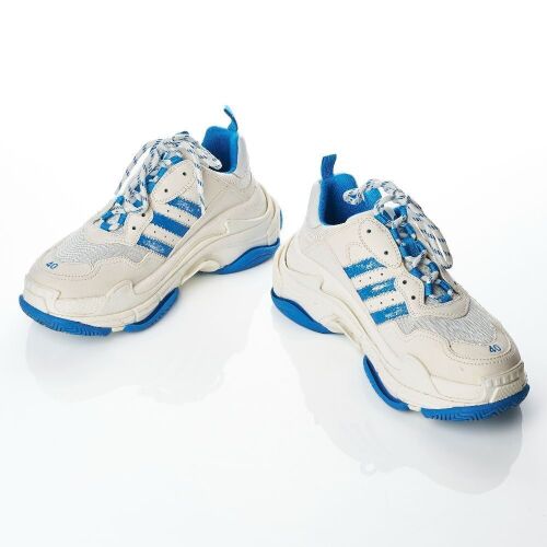 Balenciaga x Adidas, Triple S Sneakers, Size 40