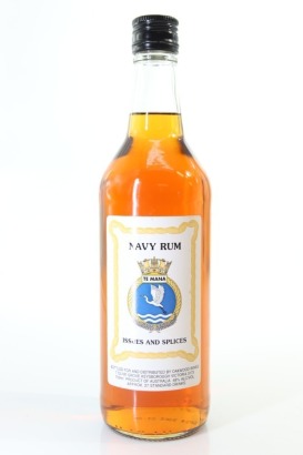 (1) HMNZS Te Mana "Issues and Splices" Commemorative Navy Rum, Australia, 48% ABV