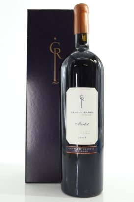 (1) 2008 Craggy Range Merlot, Gimblett Gravels, 1500ml (GB)