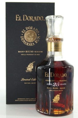 (1) El Dorado Grand Special Reserve 25 Year Old Rum Limited Edition, 43% ABV (GB)
