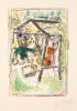 MARC CHAGALL L'Artiste Dans Le Village