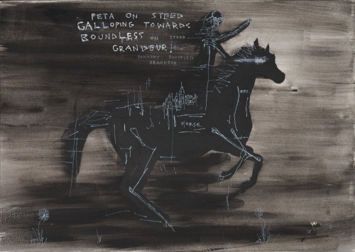 JACK CARDEN Peta on steed galloping towards boundless grandeur