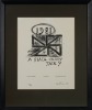 RALPH HOTERE A black union jack - 2