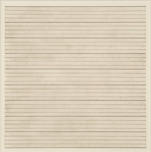 AGNES MARTIN Untitled