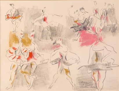 PIERA MCARTHUR Rehearsal at Bolshoi Theatre, Moscow