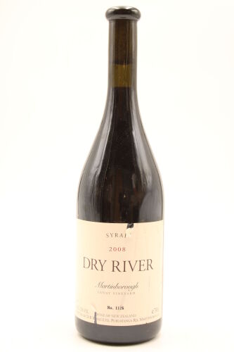 (1) 2008 Dry River Syrah, Martinborough [JR17.5]