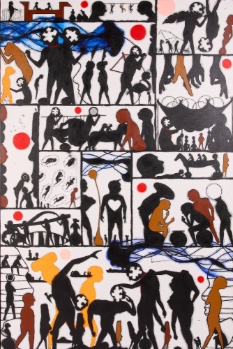 ANDY LELESI'UAO A Diasporic Pulse of Faith & Patience, panel 1