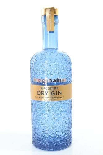 (1) Imagination Reikorangi Triple Distilled Dry Gin, New Zealand, 42% ABV