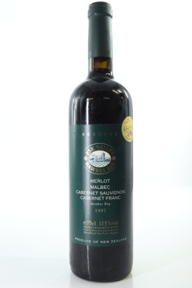 (1) 1997 Esk Valley Reserve Merlot - Malbec - Cabernets, Gimblett Gravels