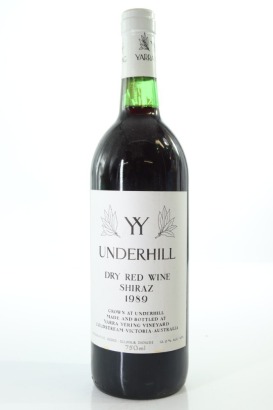 (1) 1989 Yarra Yering Underhill Shiraz, Yarra Valley (Inaugural Vintage)