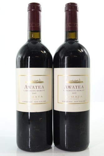 (2) 2009 Te Mata Estate Awatea Cabernet - Merlot, Hawke's Bay