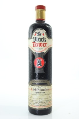 (1) 1980 Black Tower Liebfraumilch, Rheinhessen