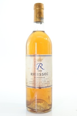 (1) 1989 Chateau Rieussec R de Rieussec Blanc Sec, Bordeaux