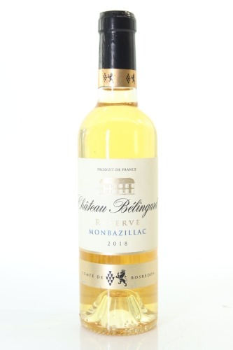 (1) 2018 Chateau Belingard Reserve, Monbazillac, 375ml