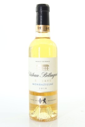 (1) 2018 Chateau Belingard Reserve, Monbazillac, 375ml