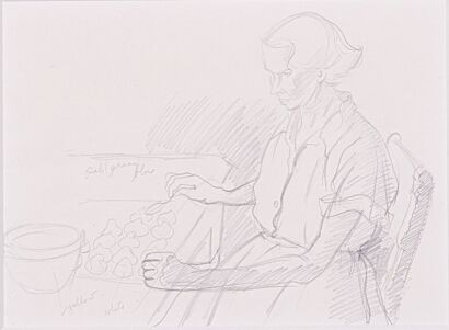 RITA ANGUS untitled (Fruit Pickers Series)