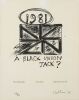 RALPH HOTERE A black union jack