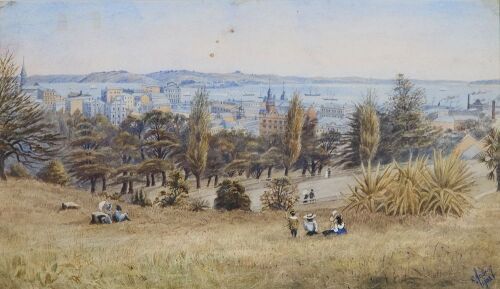 CHRISTOPHER AUBREY Auckland Harbour from Princes/ Bowen Ave