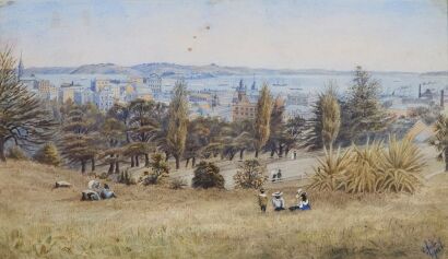 CHRISTOPHER AUBREY Auckland Harbour from Princes/ Bowen Ave