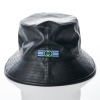 Gucci, Black GG Coated Canvas Bucket Hat, Size 58