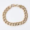9ct Yellow Gold, 20cm Curb Link Bracelet