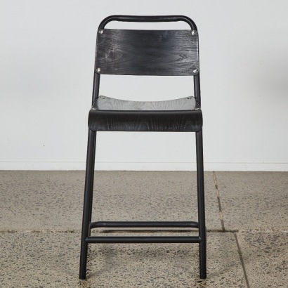 A Black Sean Dix Floyd Bar Stool