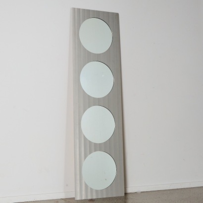 A Relish Mirror with Metal Detailing
