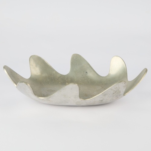A Sculptural Metal Vide Poche Signed Andre