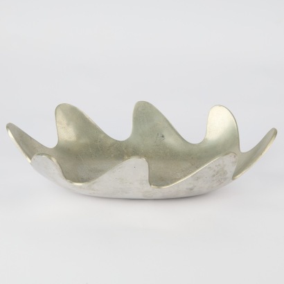 A Sculptural Metal Vide Poche Signed Andre