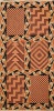 A Feltex Rug with Maori Motif