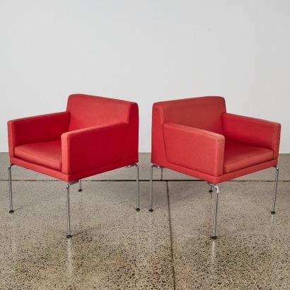 A Pair of SCHIAVELLO Kayt Pause Armchairs