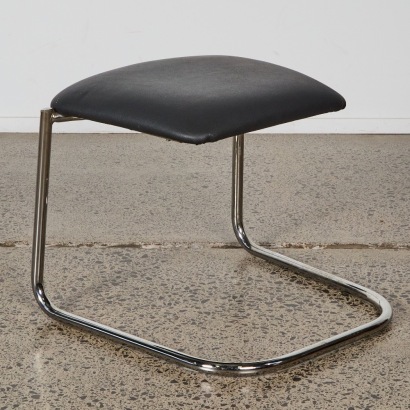 An Italian made Bauhaus Style Cantilever Stool