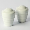 A pair of Frank Lloyd Wright Guggenheim Museum design Salt and Pepper Shakers