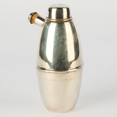 A 1930s British Cocktail Shaker in Silverplate