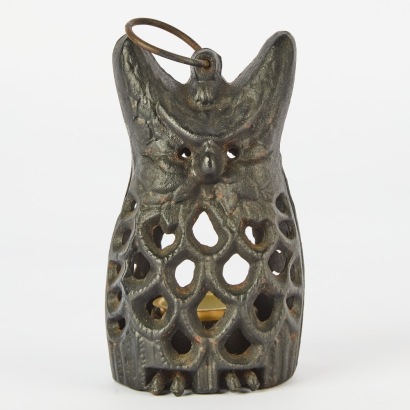 An Owl Lantern in Cast Iron