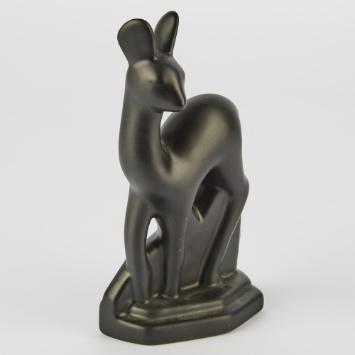 A Black Ceramic Stylised Bambi