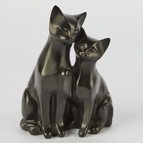 A Pair of Ceramic Cats from Leonardo Collection