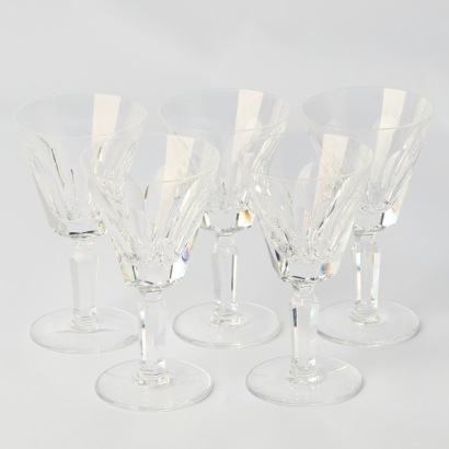 A Set of Five Waterford Crystal Liqueur Glasses