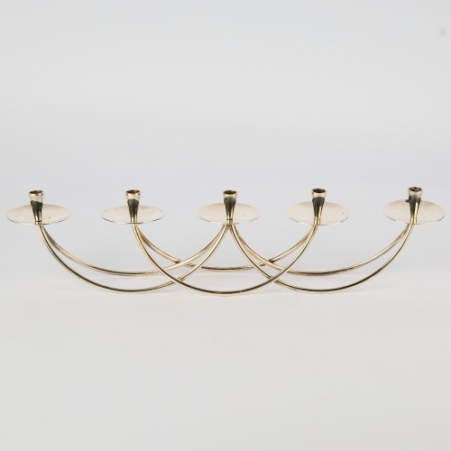 Mid Century Einar Dragsted Denmark Silver Candelabra