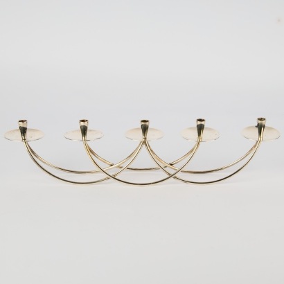 Mid Century Einar Dragsted Denmark Silver Candelabra