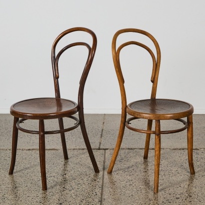 A Pair of Bentwood Chairs Thonet Style