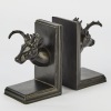 Two Deer Head Book Ends - 2